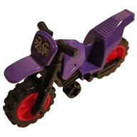 Lego motorka, tmavě fialová (50860c08pb01 DARK PURPLE)